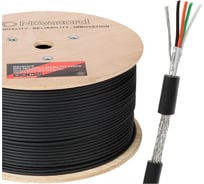 Цифровой DMX кабель Novacord, 2x2х0,34 мм2, двойной экран, AWG22, диаметр кабеля 6.0 мм, оболочка PVC, 150м DMX LIGHT CONTROL PAT.512 PVC 150