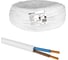Провод TDM ELECTRIC ПРКС 2x0,75(N)-0,38 (100м), белый TDM SQ0136-0001 1