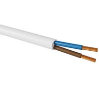 Провод TDM ELECTRIC ПРКС 2x0,75(N)-0,38 на катушке (100м), белый TDM SQ0136-0009