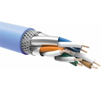 Кабель витая пара Advant ADV6а-S234LВ категория 6а, S/FTP, 4P, AWG23, оболочка LSZH, цвет: синий, ADV6a-S23LB (305m)