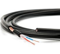 Микрофонный кабель Novacord 2x0.22 мм2, AWG 24, витой экран, диаметр кабелья 6.0 мм, оболочка FRNC-C, 100м MICRO 22 FRNC-С 100