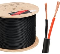 Акустический кабель для колонок Novacord 2x4 мм2, AWG 11, диаметр кабеля 9.1 мм, оболочка FRNC-C, 400м Speaker 2x4 FRNC-C 400