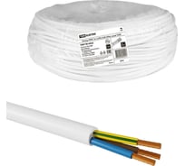 Провод TDM ELECTRIC ПРКС 3x1,5(N)-0,38 (50м), белый TDM SQ0136-0020