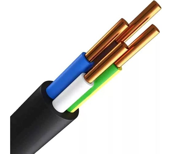 Кабель ВЭКЗ ВВГ-нг(А)-LS 4*1,5ok(N,PE)-0,66 (бухта 30 м) ГОСТ VEKZ00317