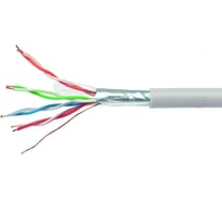 Кабель Cablexpert (RU) FTP indoor 4x2x0.57, медный, кат.6, однож., 100м, box, серый, FPC-6057-4-CU/100