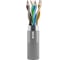 Кабель витая пара NTSS F/UTP 5e 4 пары одножильный 24AWG медь 305м внутренний нг(А)-HF (LSZH) серый NTSS-IN-FUTP4-5e-LSZH-GY 1