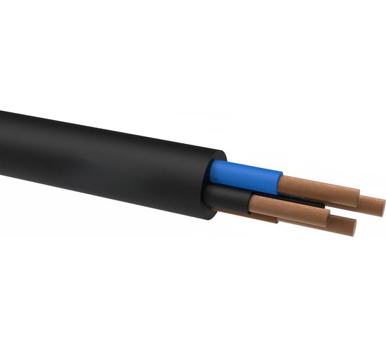 Кабель КГВВнг(А)-LS PRYSMIAN 4x2.5 черный 0.38/0.66 кВ 100 метров 7504050101 1