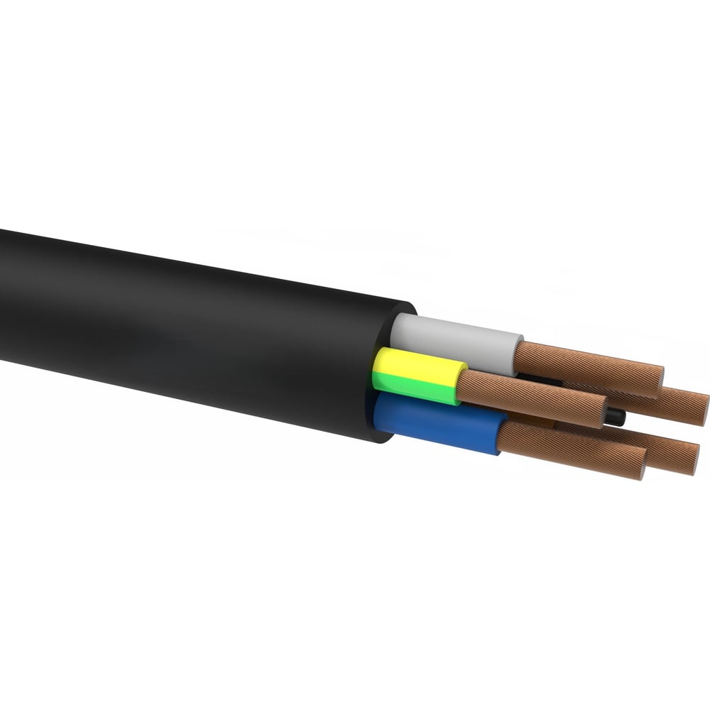 Кабель КГВВнг(А)-LS PRYSMIAN 5x1.5 черный 0.38/0.66 кВ 100 метров ...