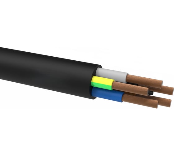 Кабель КГВВнг(А)-LS PRYSMIAN 5x1.5 черный 0.38/0.66 кВ 100 метров 7505040101