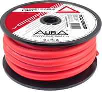 Кабель силовой AURA OFC, 0/1AWG/50мм2, 10м/катушка, красный PCC-550R