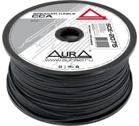 Кабель акустический AURA  чёрный, 0.75мм2, 200м/катушка SCE-2075MKII