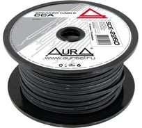 Кабель акустический AURA чёрный, 2.5мм2, 75м/катушка SCE-2250MKII