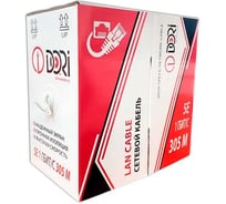 Кабель DORI UTP4 cat.5e (305м) CCA серый 44338