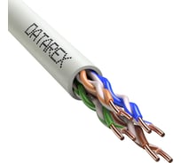 Кабель DATAREX кат.5е, 4 пары U/UTP, жила 0,51 (+/- 0,01), LSZH нг(А)-HF, белый, коробка 305, DR-140014