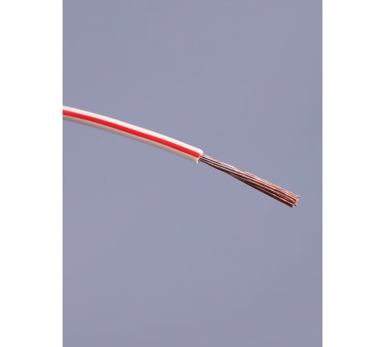 Провод ПВАМ VOLTON 0,75 кв.мм, 20м, бело-красный VLT400236