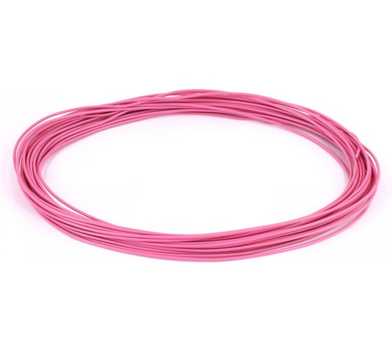 Провод ПВАМ VOLTON 0,75 кв.мм, 20м, розовый VLT400239