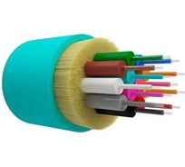 Оптический кабель внутренний NTSS 12 волокон OM3, 50/125, LSZH, аква (2000 м) NTSS-FO-D-IN-503-12-LSZH