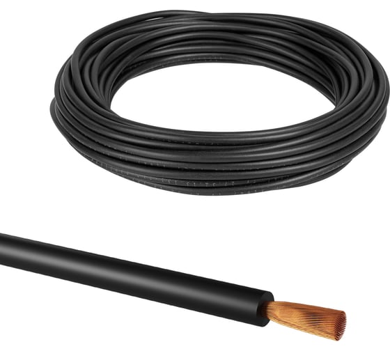 Провод TDM ELECTRIC ПуГВнг(А)-LS 1x1,5 ГОСТ (10м), черный TDM SQ0124-2714 1