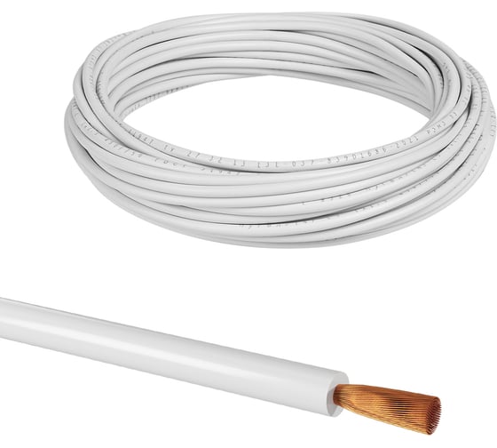 Провод TDM ELECTRIC ПуГВнг(А)-LS 1x1,5 ГОСТ (10м), белый TDM SQ0124-2713 1