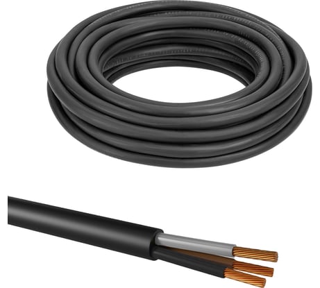 Кабель TDM ELECTRIC КГТП-ХЛ 3x1,5(N)-0,66 ГОСТ (10м) TDM SQ0110-0252