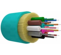 Оптический кабель внутренний NTSS PREMIUM 12 волокон OM3, 50/125, LSZH(нг(A)-HF), АКВА (1500 м) NTSS-FO-D-IN-PM-503-12-LSZH