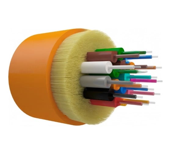 Оптический кабель внутренний NTSS PREMIUM 16 волокон OM2, 50/125, LSZH(нг(A)-HF), оранжевый (1000 м) NTSS-FO-D-IN-PM-50-16-LSZH 1