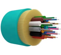 Оптический кабель внутренний NTSS PREMIUM 16 волокон OM3, 50/125, LSZH(нг(A)-HF), АКВА (1000 м) NTSS-FO-D-IN-PM-503-16-LSZH