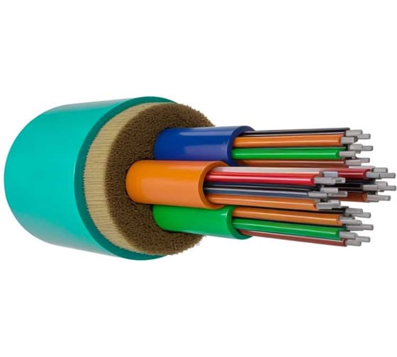 Оптический кабель внутренний NTSS PREMIUM 48 волокон микромодули (4x12), OM3, 50/125, LSZH(нг(A)-HF), АКВА (1000 м) NTSS-FO-D-IN-PM-503-48(4x12)-LSZH