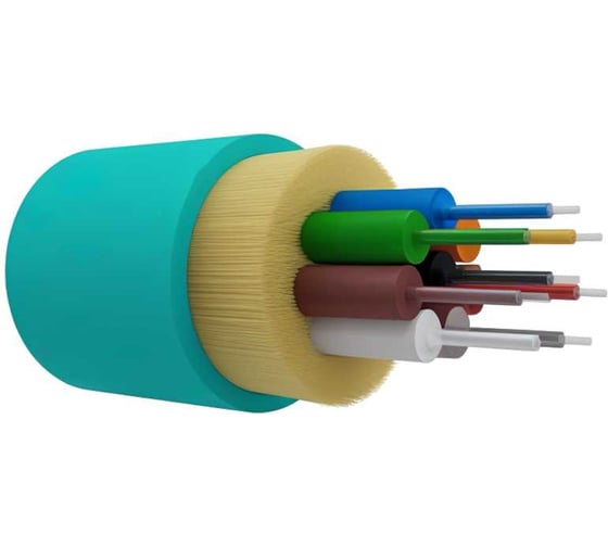 Оптический кабель внутренний NTSS PREMIUM 8 волокон OM3, 50/125, LSZH(нг(A)-HF), аква (2000 м) NTSS-FO-D-IN-PM-503-8-LSZH