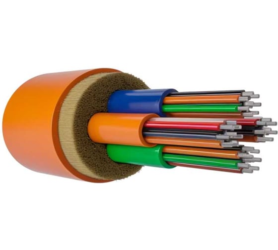 Оптический кабель внутренний NTSS PREMIUM, 48 волокон микромодули (4x12), OM2, 50/125, LSZH(нг(A)-HF), оранжевый (1000 м) NTSS-FO-D-IN-PM-50-48(4x12)-LSZH