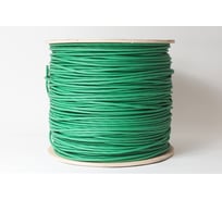 Кабель витопарный SPL категории 6, U/UTP, 23 AWG, 4x2х0,58, LSZH нг(A)-HF, для внутренней прокладки, зеленый, коробка 500 м. 500002