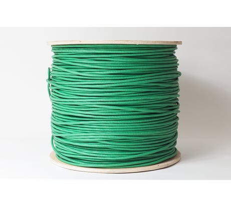 Кабель витопарный SPL категории 6, U/UTP, 23 AWG, 4x2х0,58, LSZH нг(A)-HF, для внутренней прокладки, зеленый, коробка 500 м. 500002