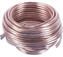 Кабель акустический DORI 2x0,75 мм 100м прозрачный, шт 48305