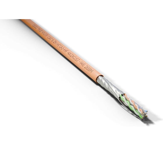 Кабель Фариаль F/UTP Cat 6 ZH нг(A)-HF 4x2х0,57 00-00001499 1