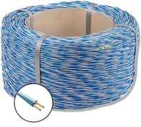 Провод кроссовый БУРЕВЕСТНИК пксв 2x0.5 мм2, 150м BOZ67766L150