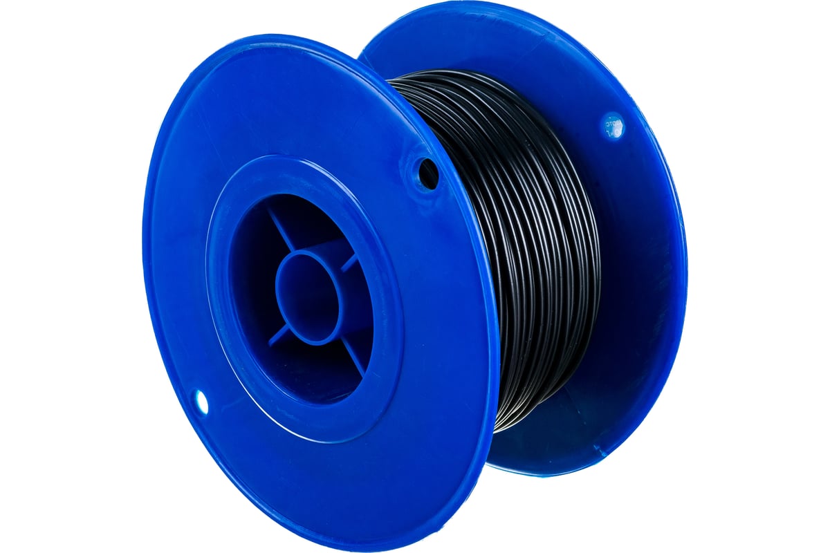 Провод ПГВА ДИАЛУЧ 0,75 черный (катушка-100м), бух. ПГВА 0,75 черный ...