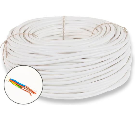Провод бытовой БУРЕВЕСТНИК ПВСнг(A)-LS 3x1 мм2, 5м BOZ63785L5 1
