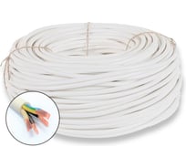 Провод бытовой БУРЕВЕСТНИК ПВСнг(A)-LS 5x1.5 мм2, 30м BOZ76349L30