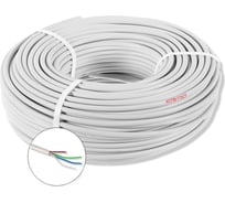 Кабель для пожарной и охранной сигнализации БУРЕВЕСТНИК КСПВ 4x0.5 мм2, 15м BOZ67786L15