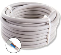 Кабель силовой БУРЕВЕСТНИК nym 2x1.5 мм2, 30м, круглый BOZ64840L30