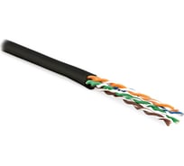 Кабель Hyperline UUTP4-C5E-P24-IN-LSZH-BK-100 100 м, витая пара, неэкранированная U/UTP, категория 5e 243615
