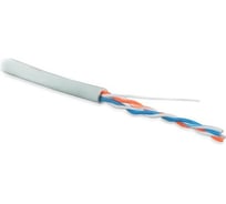Кабель Hyperline UUTP2-C5-S24-IN-LSZH-GY-500 500 м, витая пара, неэкранированная U/UTP, категория 5 41478