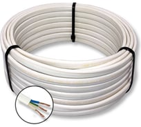 Провод бытового назначения БУРЕВЕСТНИК пбввг 3x1.5 мм2, 2м BOZ90961L2