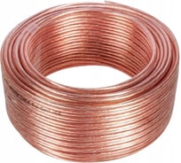 Кабель акустический DORI 2x1,00 мм 10м прозрачный, шт 50425