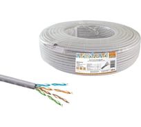 Кабель TDM витая пара народный U/UTP Cat 5e 4х2х24AWG CCA 100м PVC, серый SQ0107-0115