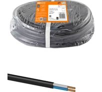 Кабель TDM ELECTRIC ВВГ-П нгА-LS 2х6 окN-0,66 ГОСТ 10м SQ0117-0148