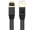 Кабель плоский Ugreen NW106 30738 Cat 7 U/FTP Lan Cable Flat Design. Длина: 0,5м. Цвет: черный 30738_ 3