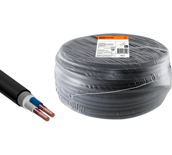 Кабель TDM ELECTRIC ВВГнгА-FRLS 2х1,5 окN-0,66 ГОСТ 100м SQ0117-0189