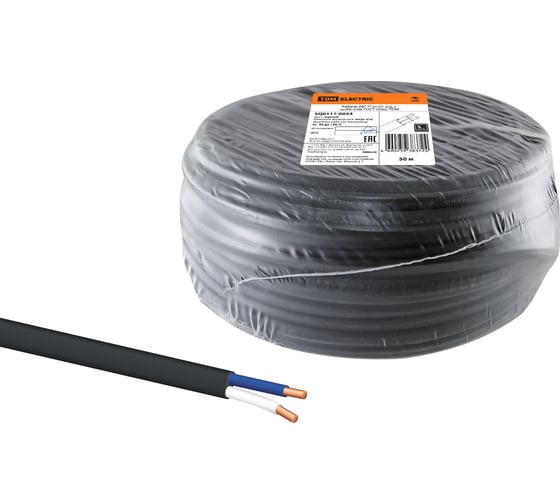 Кабель TDM ELECTRIC ВВГ-П нгА 2х2,5 окN-0,66 ГОСТ 50м SQ0117-0054 1