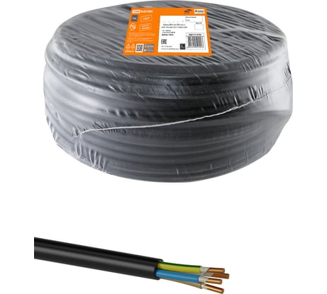 Кабель TDM ELECTRIC ВВГнгА-FRLS 4х1,5 окN, PE-0,66 ГОСТ 100м SQ0117-0193